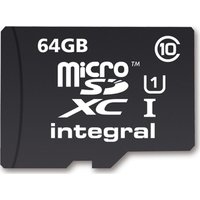 INTEGRAL UltimaPro Class 10 MicroSD Memory Card - 64 GB