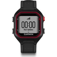 GARMIN Forerunner 25 GPS Running Watch - Black & Red, Black