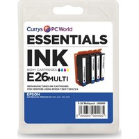 ESSENTIALS Epson Cyan, Magenta, Yellow & Black Ink Cartridges - Multipack, Cyan