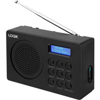 LOGIK L2DAB16 Portable DAB/FM Radio - Black, Black