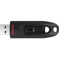SANDISK Ultra USB 3.0 Memory Stick - 128 GB, Black, Black
