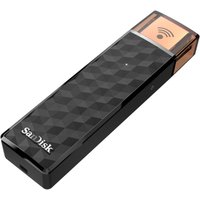 SANDISK Connect Wireless USB Memory Stick - 64 GB, Black, Black