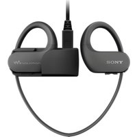 SONY NW-WS413B 4 GB Waterproof All In One MP3 Player - Black, Black