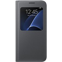 SAMSUNG S View Galaxy S7 Edge Cover - Black, Black