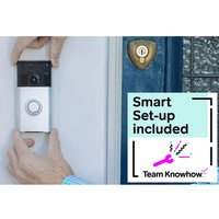 KNOWHOW Ring Doorbell & Installation Bundle - Nickel