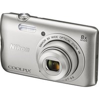 NIKON COOLPIX A300 Compact Camera - Silver, Silver