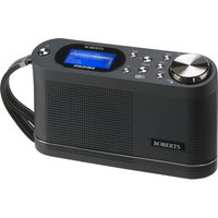 ROBERTS Stream104 Portable DABﱓ Clock Radio - Black, Black