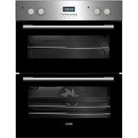 LOGIK LBUDOX16 Electric Built-under Double Oven - Stainless Steel, Stainless Steel