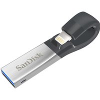 SANDISK IXpand Dual USB 3.0 Memory Stick - 64 GB, Black & Silver, Black