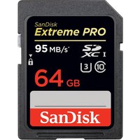 SANDISK Extreme Pro High Performance Class 10 SD Memory Card - 64 GB
