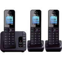 PANASONIC KX-TG8183EB Cordless Phone With Answering Machine - Triple Handsets