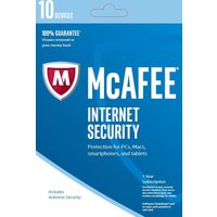 MCAFEE Internet Security 2016 - 10 Users For 1 Year