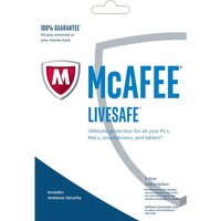 MCAFEE LiveSafe Unlimited 2016 - Unlimited For 1 Year