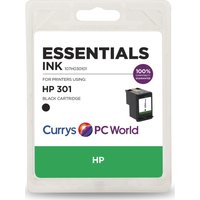 ESSENTIALS 301 Black HP Ink Cartridge, Black