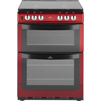 NEW WORLD 601DFDOL Dual Fuel Cooker - Red, Red