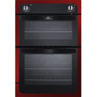 NEW WORLD NW901DO Electric Double Oven - Black & Red, Black
