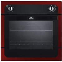NEW WORLD NW601F Electric Oven - Black & Metallic Red, Black