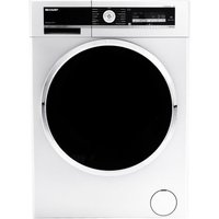 SHARP ES-GFD8145W5 Washing Machine - White, White