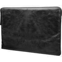 DBRAMANTE Skagen 13" MacBook Leather Case - Black, Black