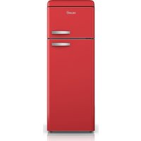 SWAN SR11010RN Fridge Freezer - Red, Red