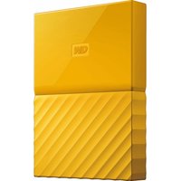 WD My Passport Portable Hard Drive - 2 TB, Yellow, Yellow