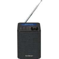 SANDSTROM SFPDAB17 Portable DABﱓ Radio - Black, Grey