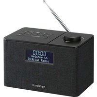 SANDSTROM SFSDAB17 Portable DABﱓ Bluetooth Radio - Black, Black