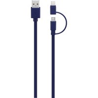 IWANTIT USB To Micro USB Cable With Lightning Adapter - 1 M