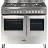 BRITANNIA Sonetto 100DF TC Dual Fuel Range Cooker - Stainless Steel, Stainless Steel