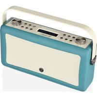 VQ Hepburn Mk II Portable DABﱓ Bluetooth Clock Radio - Teal, Teal