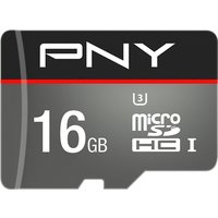 PNY Turbo Performance Class 10 MicroSDHC Memory Card - 16 GB