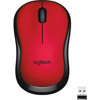 LOGITECH M220 Silent Wireless Optical Mouse - Red, Red