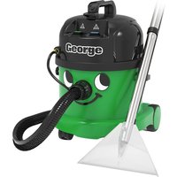 NUMATIC George GVE370 3-in-1 Cylinder Wet & Dry Vacuum Cleaner - Green & Black, Green
