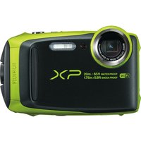 FUJIFILM XP120 Tough Compact Camera - Black & Green, Black