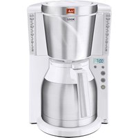 MELITTA Look IV Therm Timer Filter Coffee Machine - White & Stainless Steel, Stainless Steel