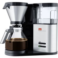 MELITTA AromaElegance Filter Coffee Machine - Black & Stainless Steel, Stainless Steel
