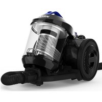 VAX Power Stretch Pet Cylinder Bagless Vacuum Cleaner - Black & Blue, Black