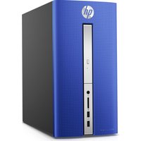 HP Pavilion 570-p057na Desktop PC - Blue, Blue