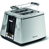 HOTPOINT Ultimate Collection TT 22E UP0 2-Slice Toaster - Silver, Silver