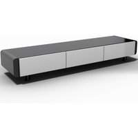 SCHNEPEL ELF-Lowboard 170 TV Stand - Black & White, Black