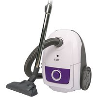 RUSSELL HOBBS RHBCV2502 Cylinder Vacuum Cleaner - White & Purple, White
