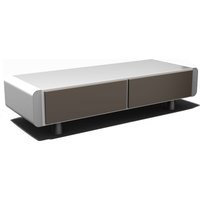 SCHNEPEL ELF-Lowboard 120 TV Stand - White & Cuba Libra, White