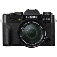 FUJIFILM X-T20 Compact System Camera With XC 16-50 Mm MK II F/3.5-5.6 Zoom Lens - Black, Black