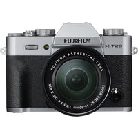 FUJIFILM X-T20 Compact System Camera With XC 16-50 Mm MK II F/3.5-5.6 Zoom Lens - Silver, Silver