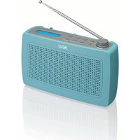 LOGIK LRDABB17 Portable DAB/FM Clock Radio - Duck Egg