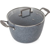 TOWER T90982 24 Cm Non-stick Casserole Dish - Granite Grey, Grey