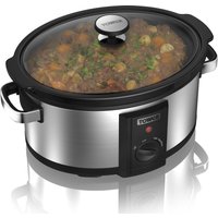 TOWER T16011 Slow Cooker - Stainless Steel, Stainless Steel