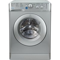 INDESIT BWC 61452 S 6 Kg 1400 Spin Washing Machine - Silver, Silver