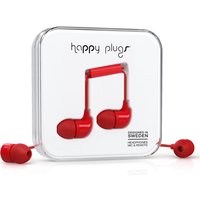 HAPPY PLUGS Headphones - Red, Red