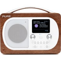PURE Evoke H4 Portable DAB/FM Bluetooth Clock Radio - Walnut